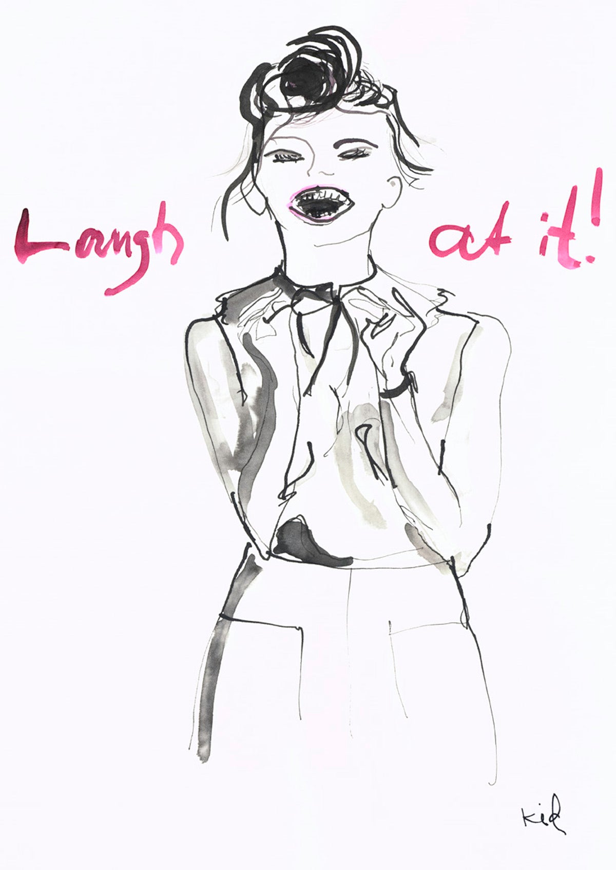 Titel "Laugh at it"