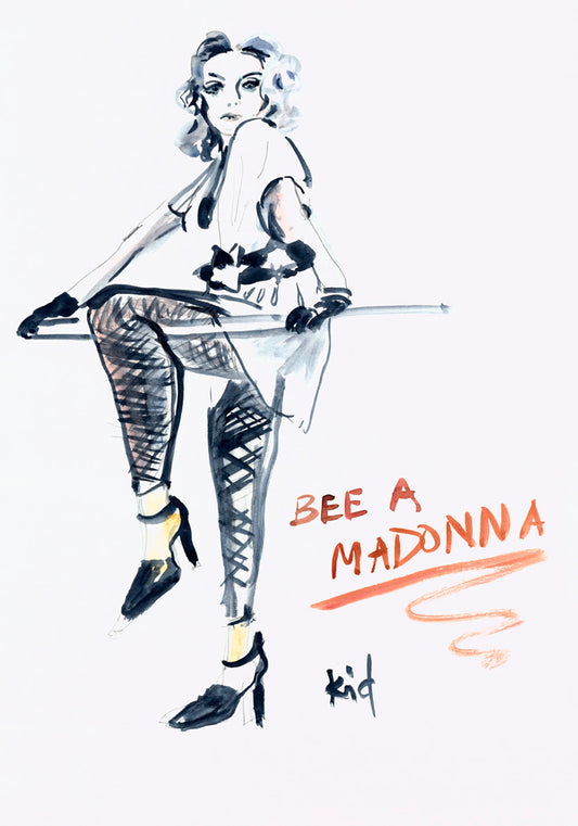 Titel "Be a Madonna", print on high quality paper