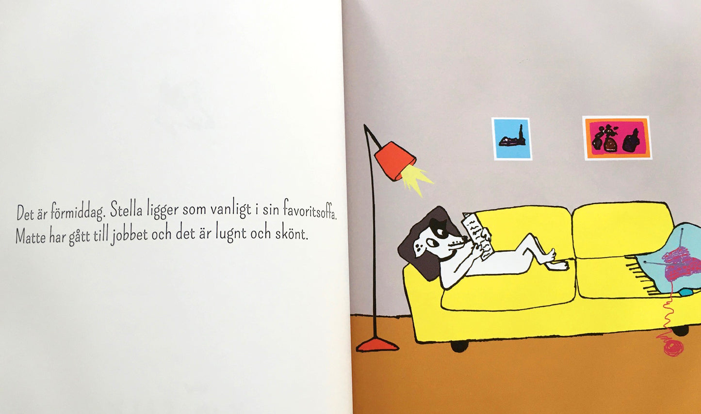 ”Stella en hund” - Nalle borta. Barnbok/Childrens book, 2-5 years old