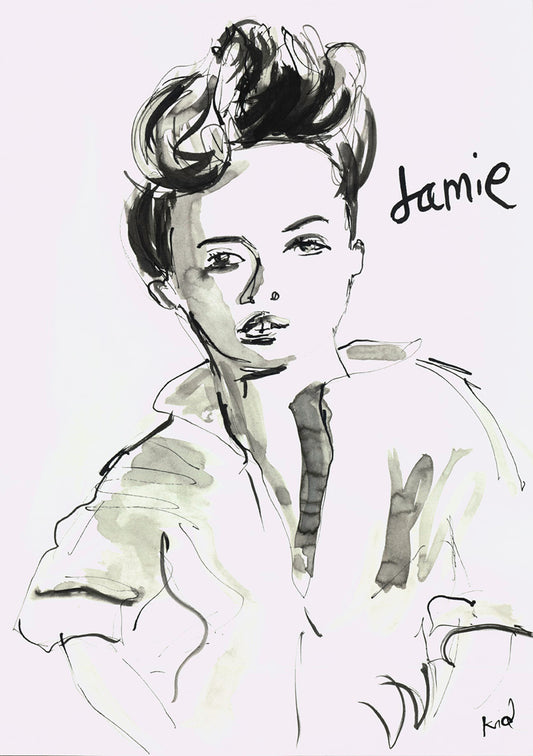 Titel "Jamie", print on high quality paper